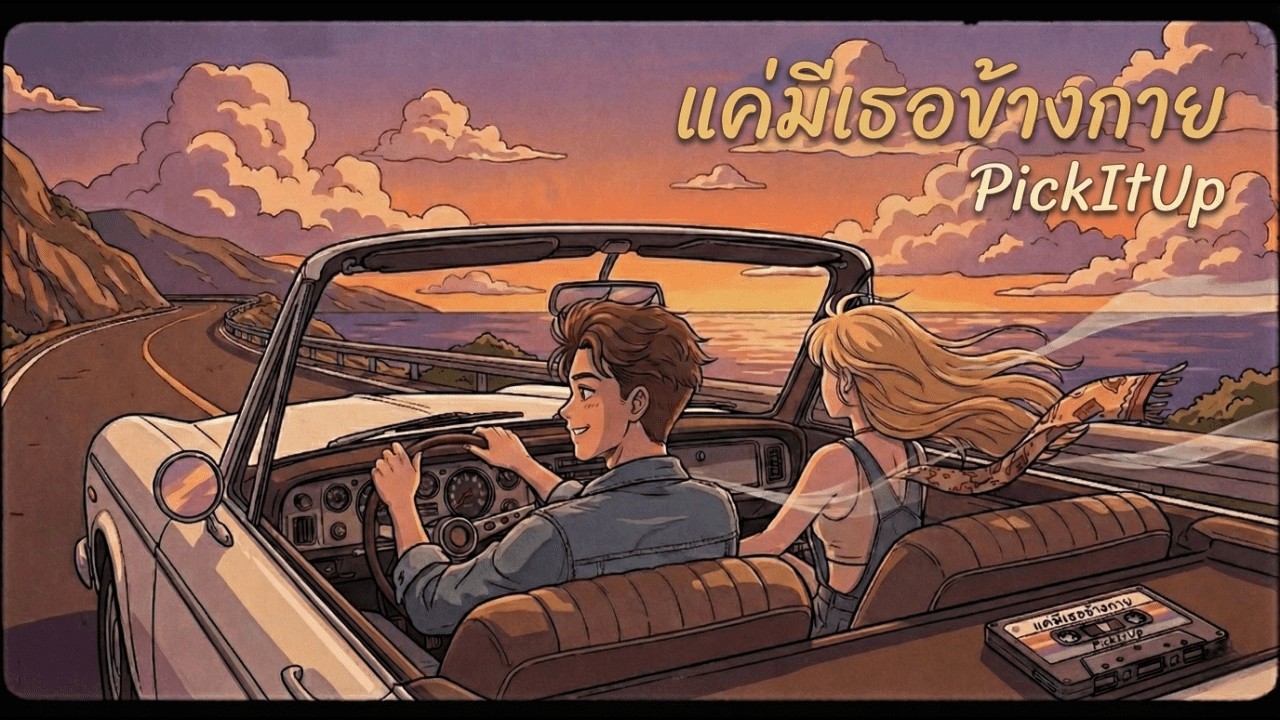 แค่มีเธอข้างกาย - PickItUp「Official Lyrics Video」