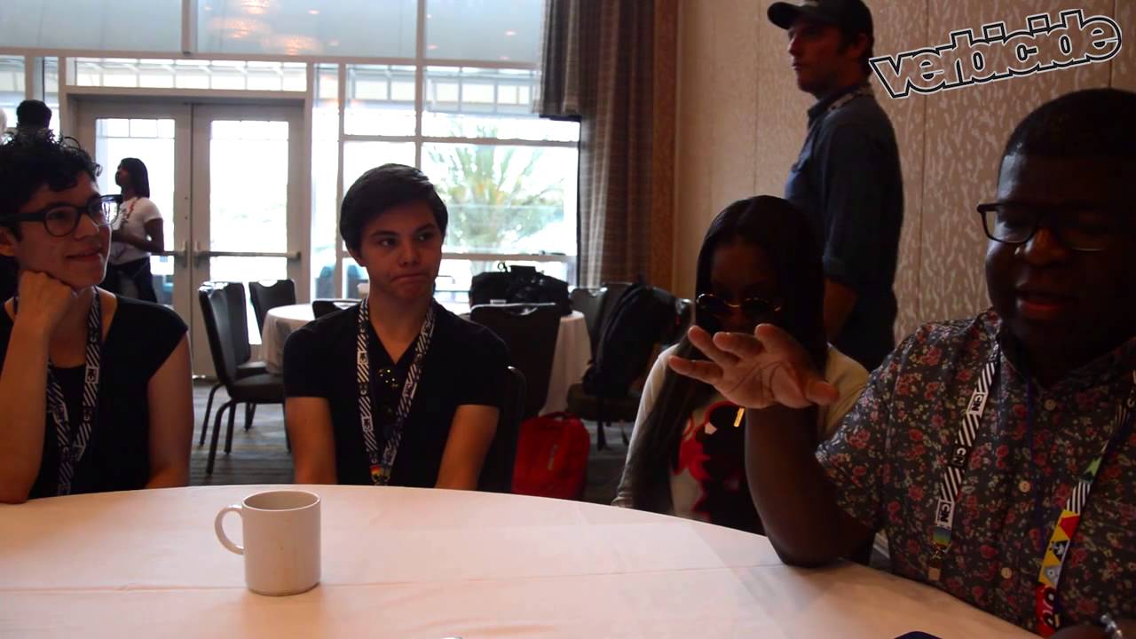 Steven Universe Interview - SDCC 2015 - Rebecca Sugar, Ian Jones Quartey, Zach Callison, and Estelle