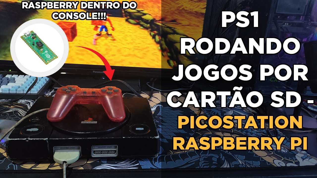 RODANDO JOGOS COM CARTÃO SD NO PS1 COM PICOSTATION E MENU - UM PROJETO DE MAIS DE 26 ANOS DE ESPERA