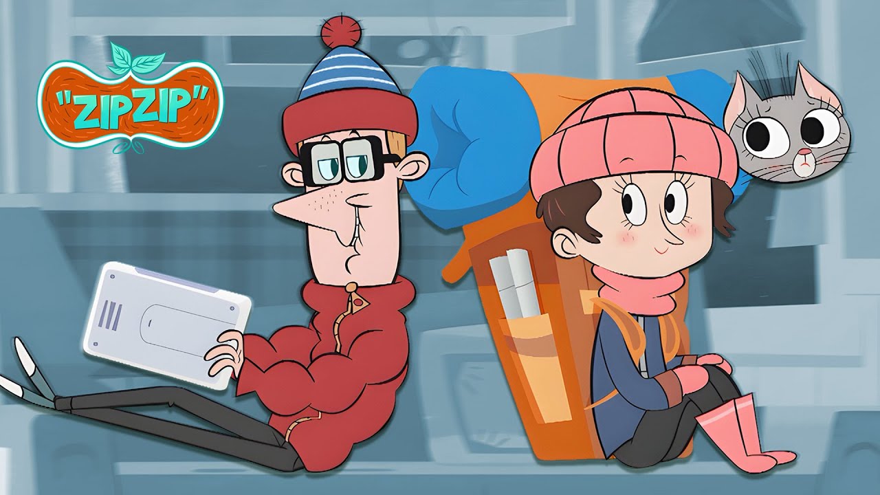 Snow Problem at All! - special winter | Zip Zip English | 2H | S1&2 | Funny and absurb show
