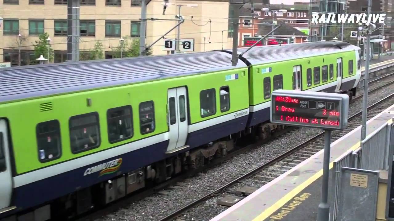 Irish Railcar Class 2800 rarely driving at the East Coast but still there (HD)