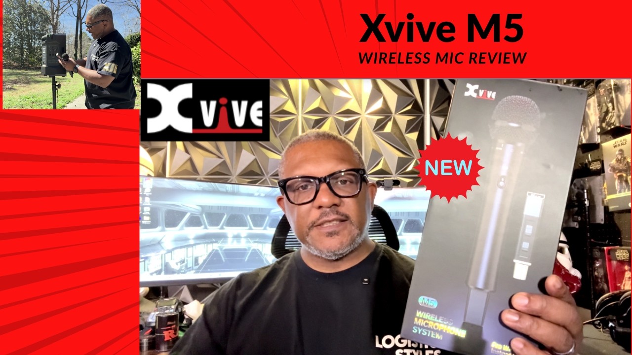 Этот беспроводной микрофон для Xvive M5 просто потрясающий!