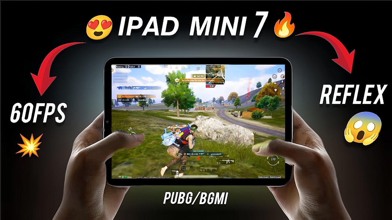 PUBG HANDCAM🔥PUBG TEST 2025 🔥#ipad #ipadmini #ipadmini7 #bgmi #pubg