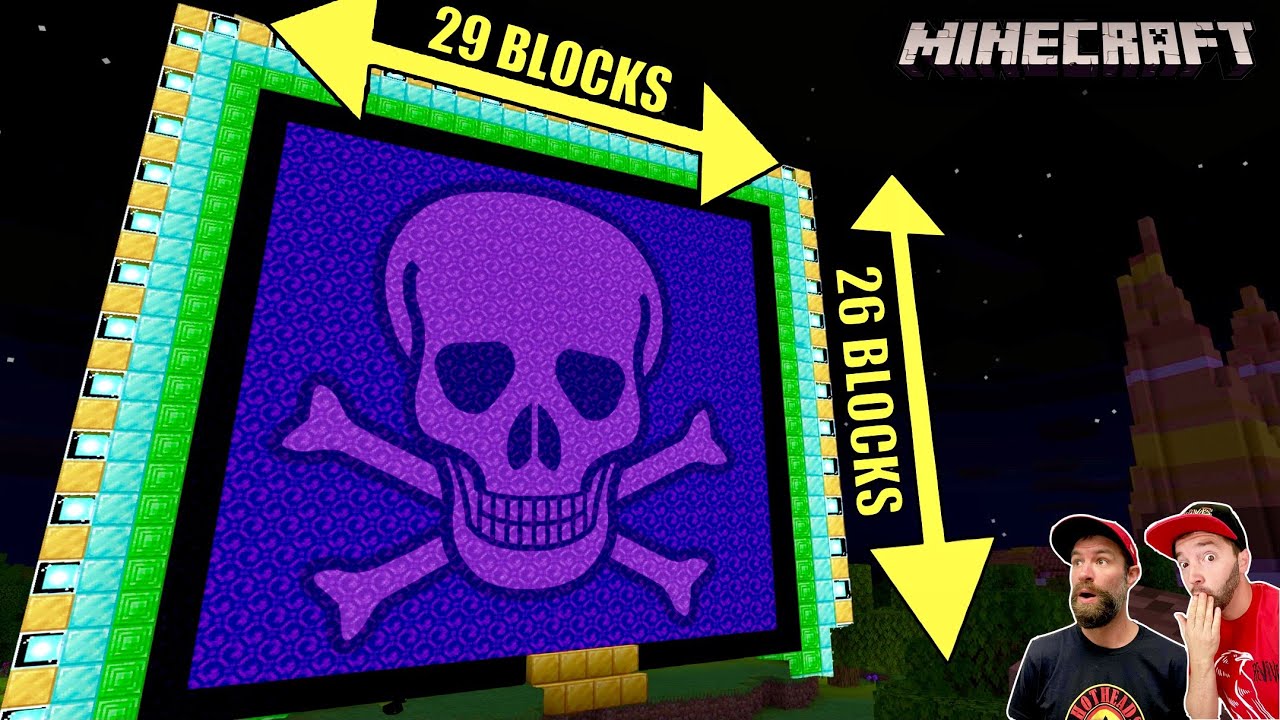 BUILDING THE LARGEST NETHER PORTAL IN MINECRAFT (And Most Fabulous) / Moron-Craft