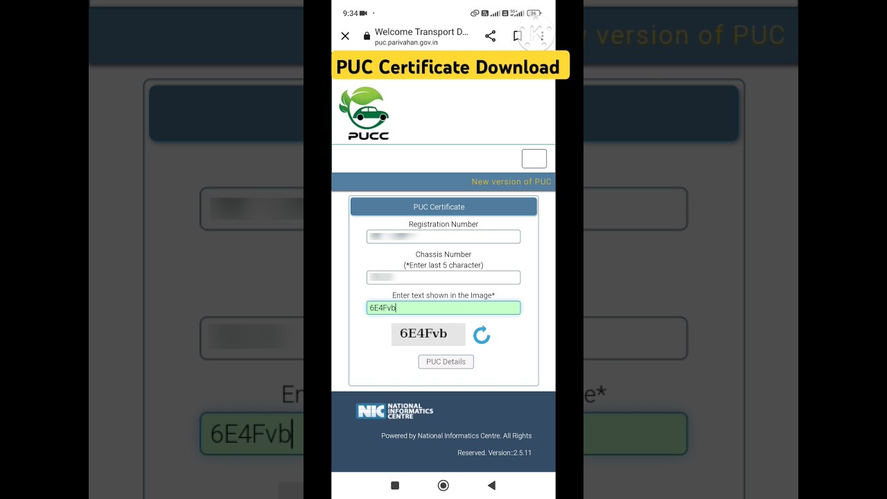 How to Download PUC Certificate Online in 2024?