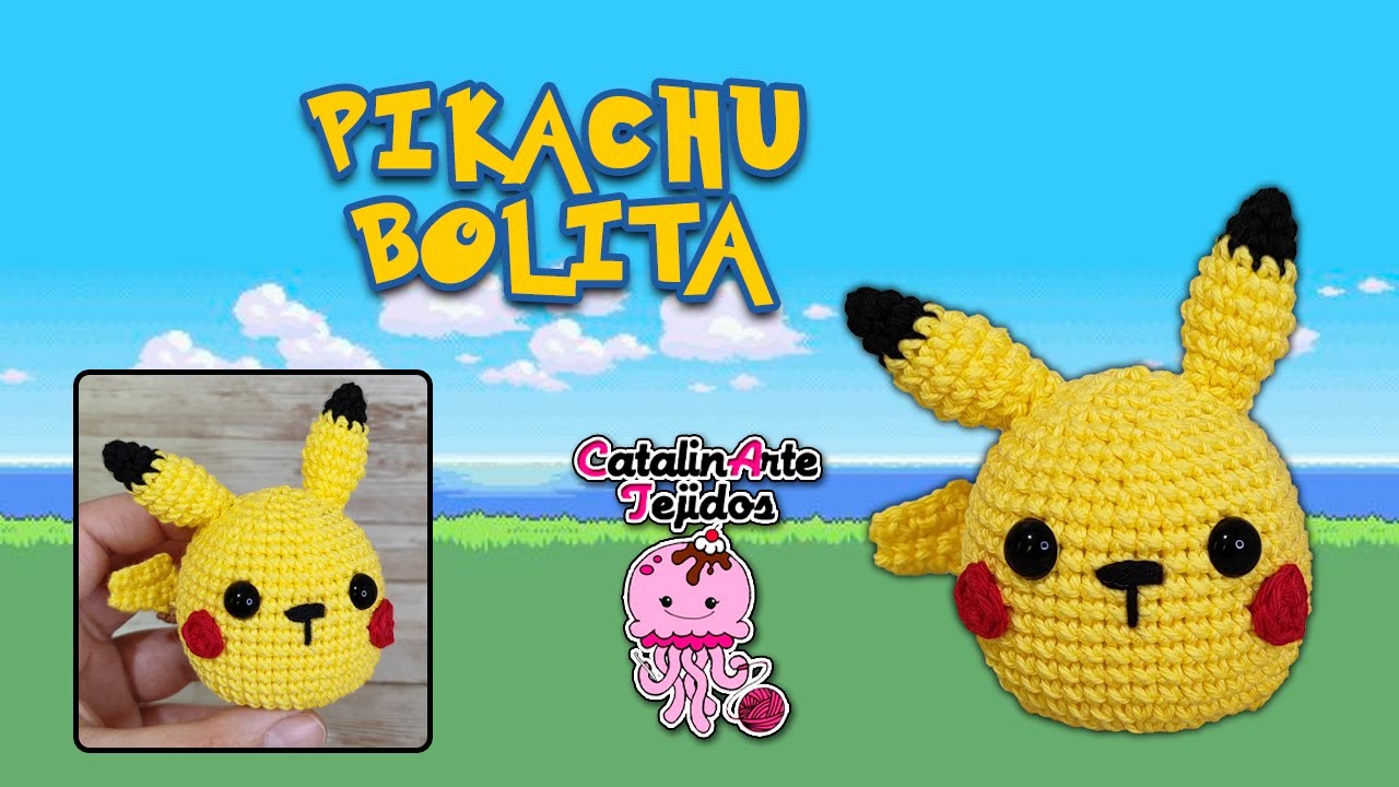 Pikachu huevito 2.0 | CatalinArte Tejidos