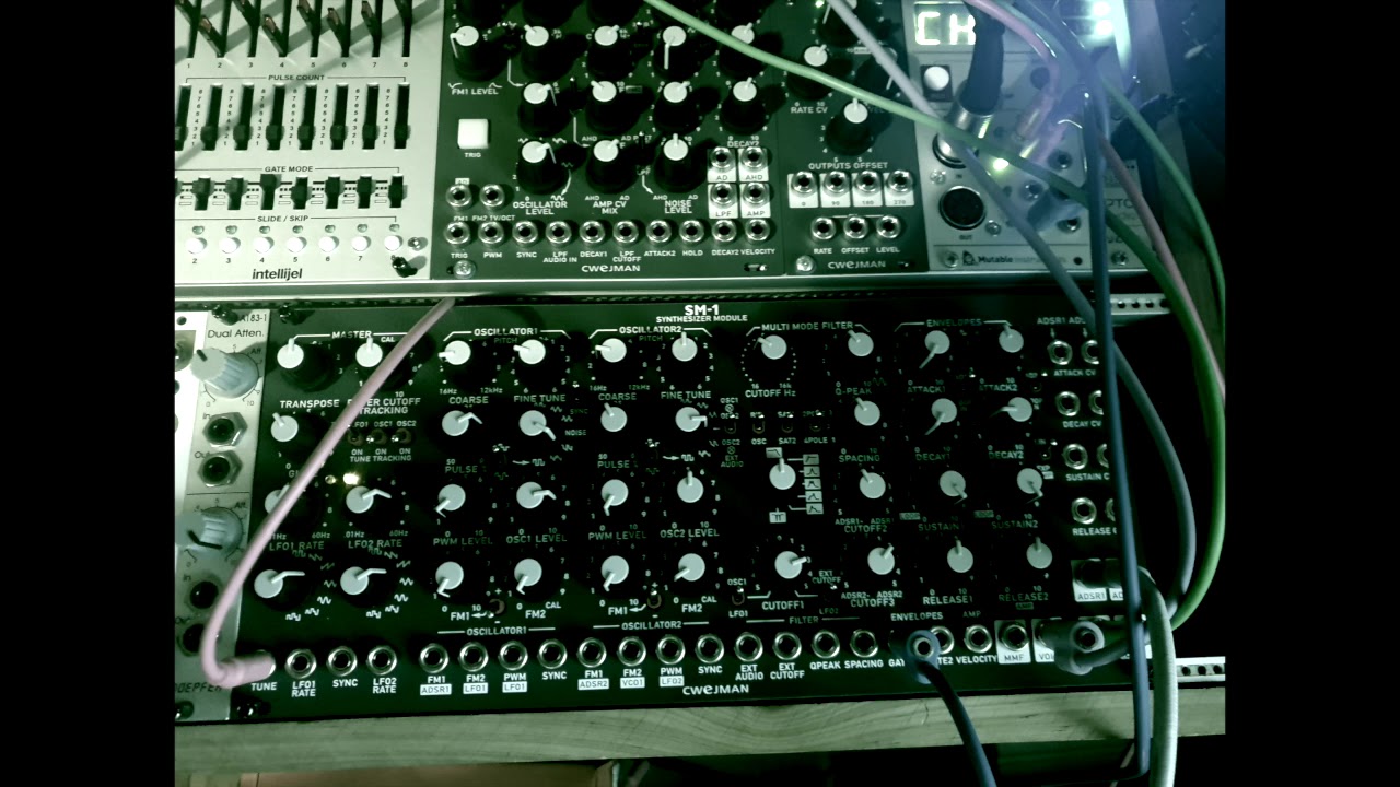 Cwejman SM-1 (Synthesizer Module) Demo Track