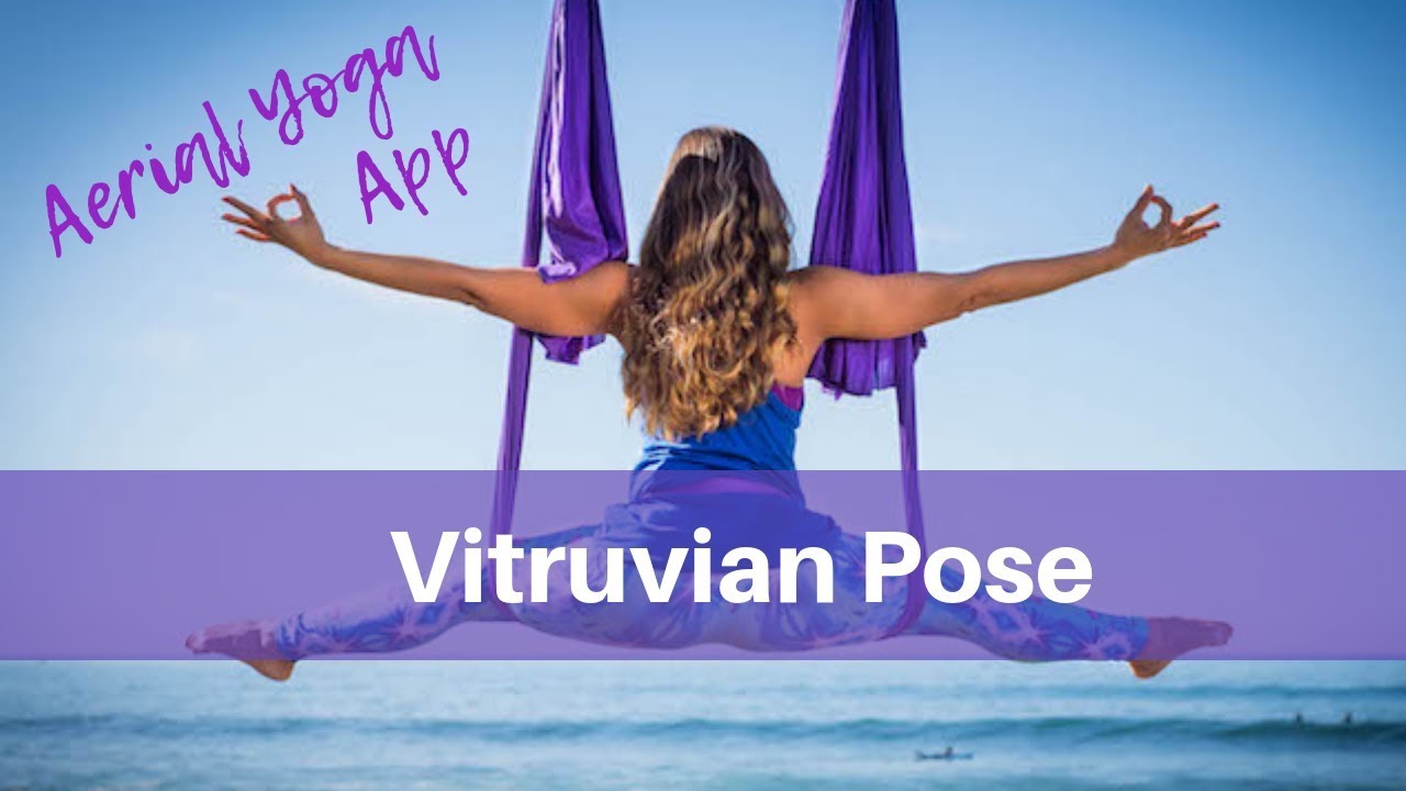 Aerial Yoga Beginner Pose: Vitruvian