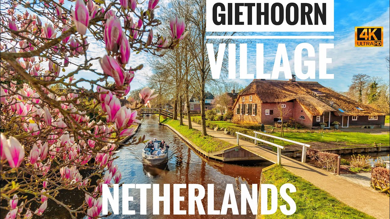 Giethoorn village in Netherlands, Dutch little Venice