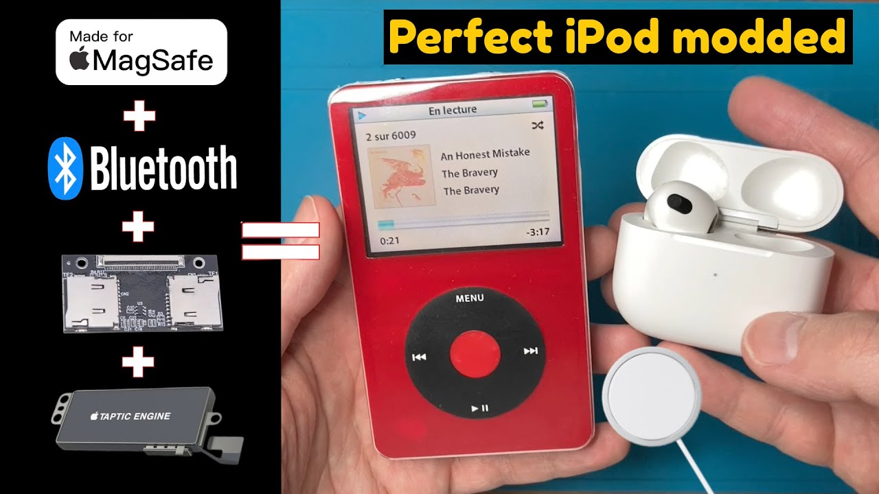 Perfect iPod bluetooth + taptic + magsafe