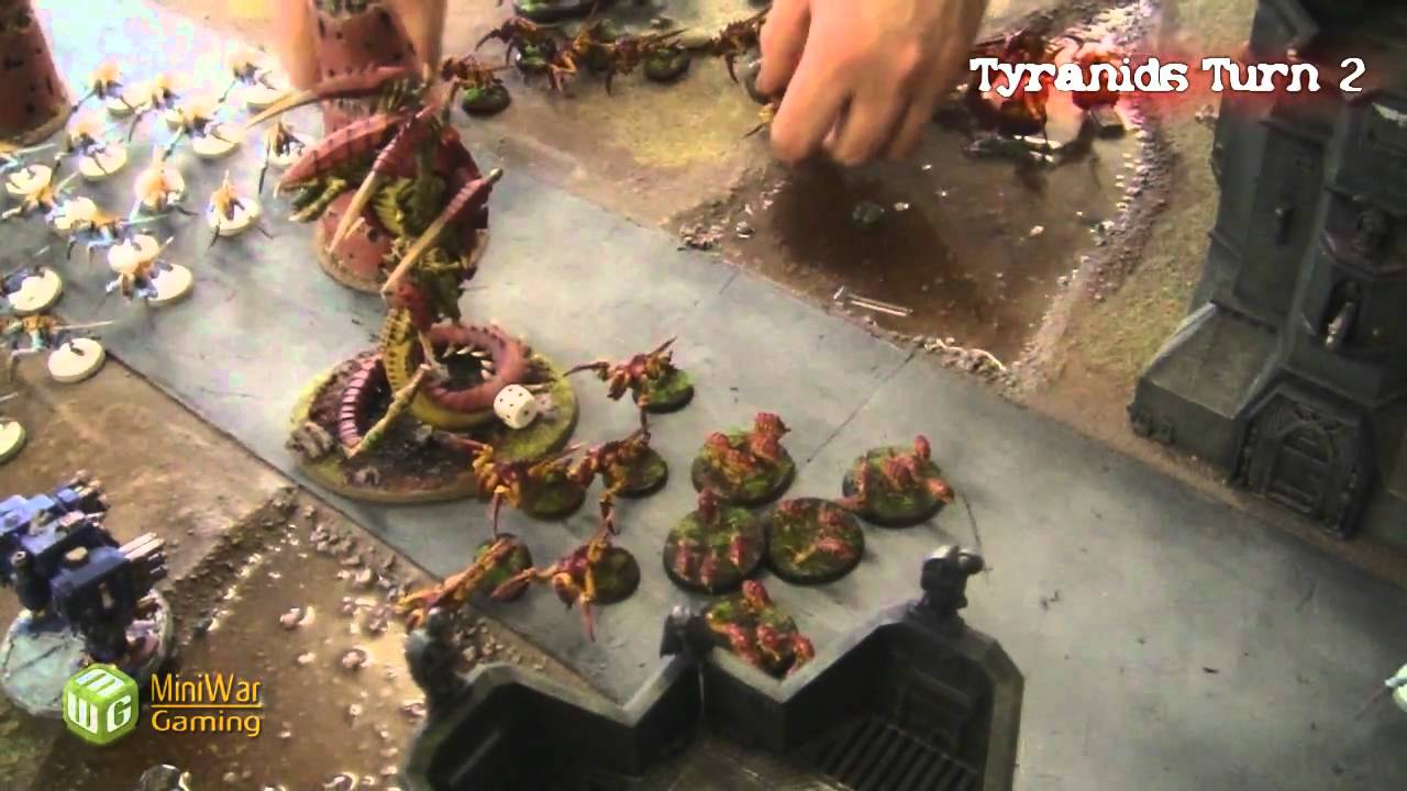 Beat Matt Batrep 3:  Tyranids vs Space Marines Part 1