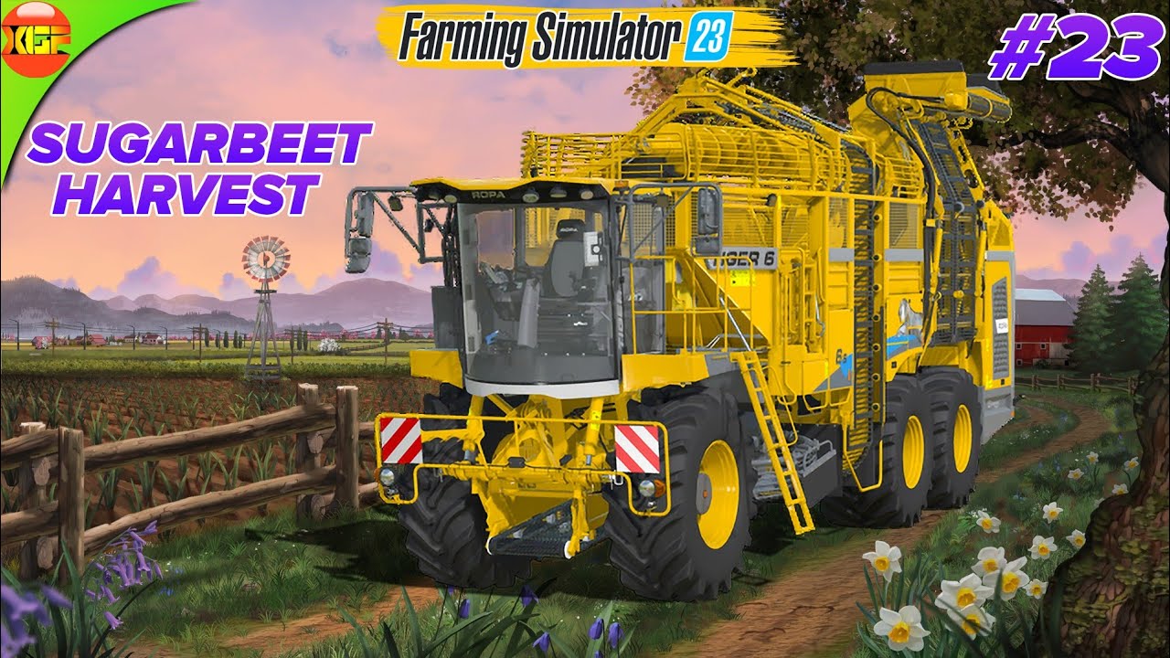 Sugarbeat Harvesting and Making Sugar in the Mill | Farming Simulator 23 Neubrunn #23, fs23 mobile