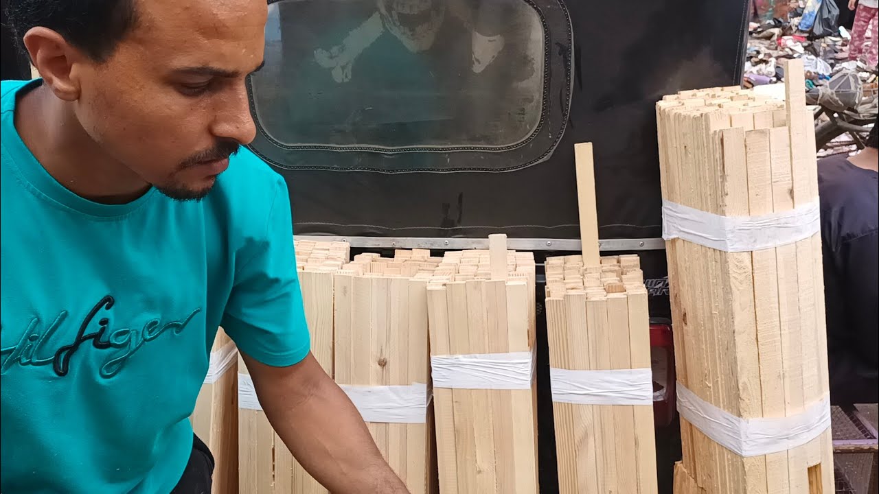 اسعار السدايب الخشب او البغددلى في سوق المحله الكبرى للحمام 🤔