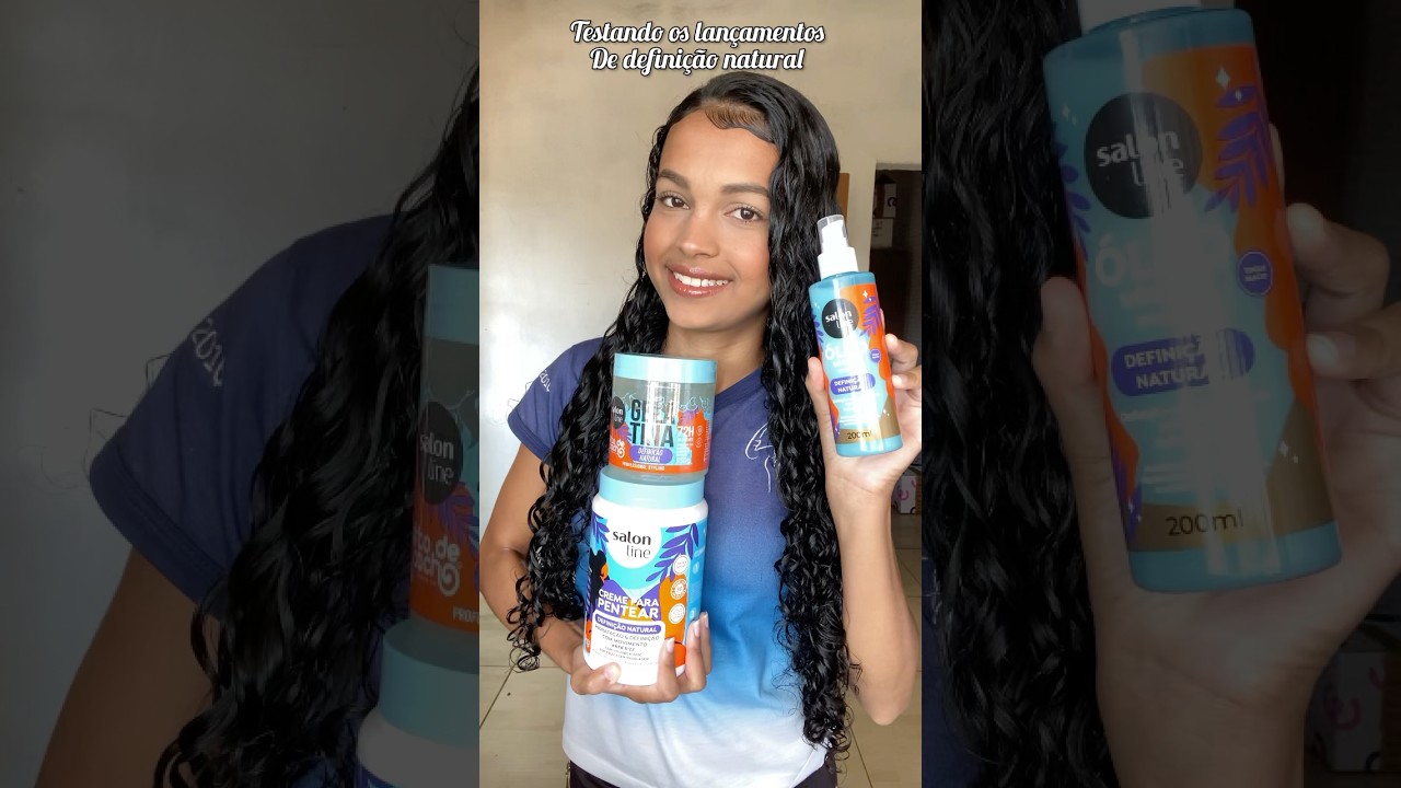 Testei os lan&ccedil;amentos de defini&ccedil;&atilde;o natural da Salon line #cachos #cacheadas #cabelo #migssalonline