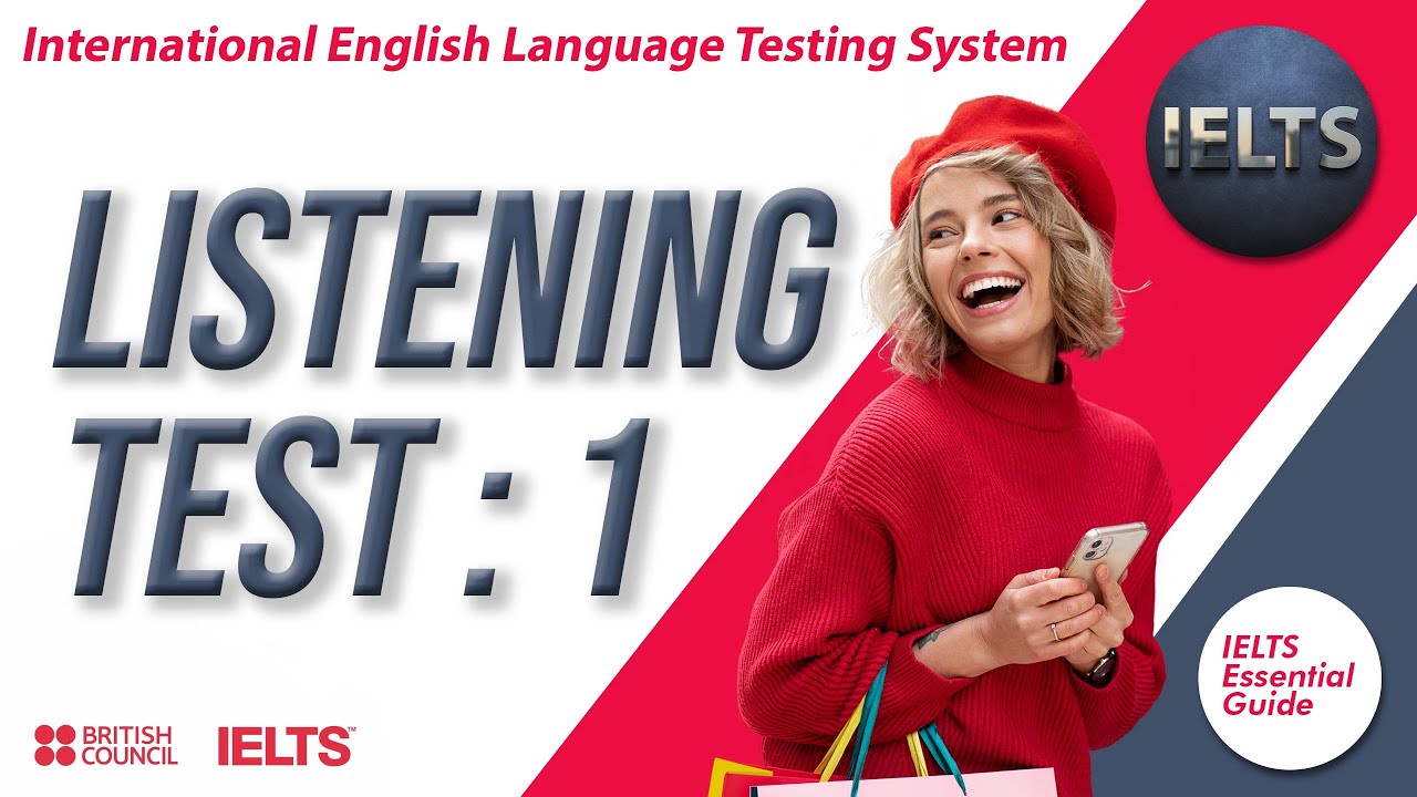 IELTS Essential Guide | Listening Test : 1 with answers | British Council