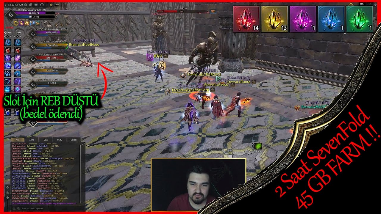 Rise Online Rekor SevenFold FARM !!  & Oyun KAPTANI #riseonline