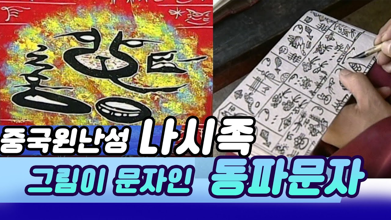 최후의 상형문자 중국 윈난성 나시족의 동파문자  [오감실험] KBS 2006.09.07 방송