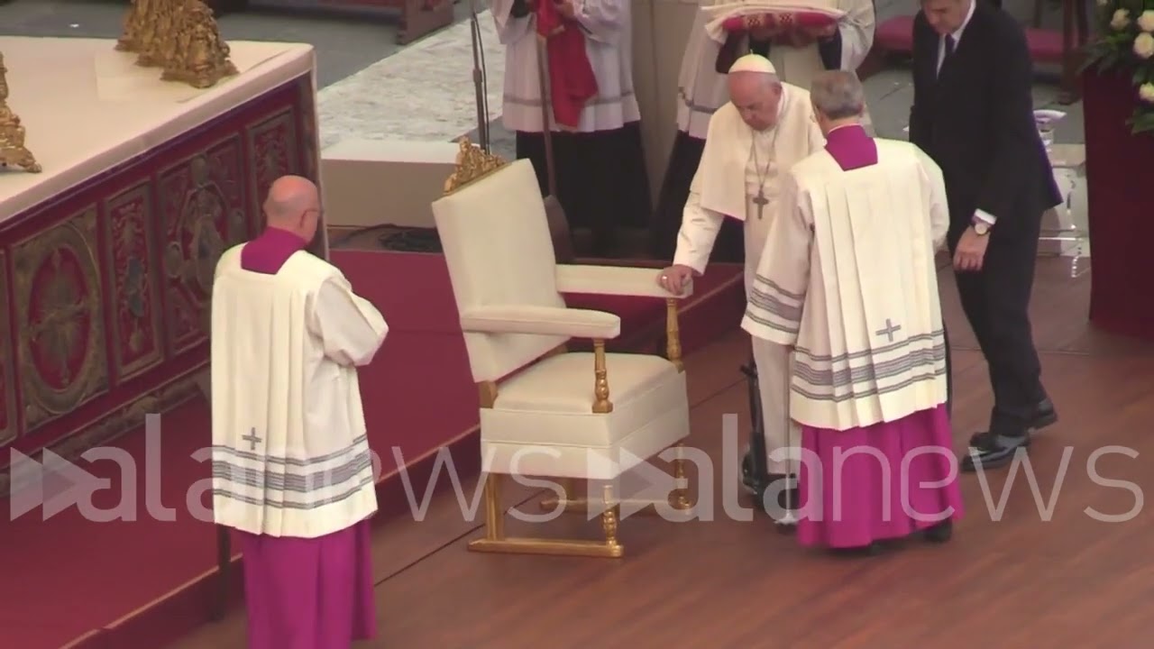 Ratzinger, l'arrivo di Papa Francesco I in Piazza Pietro