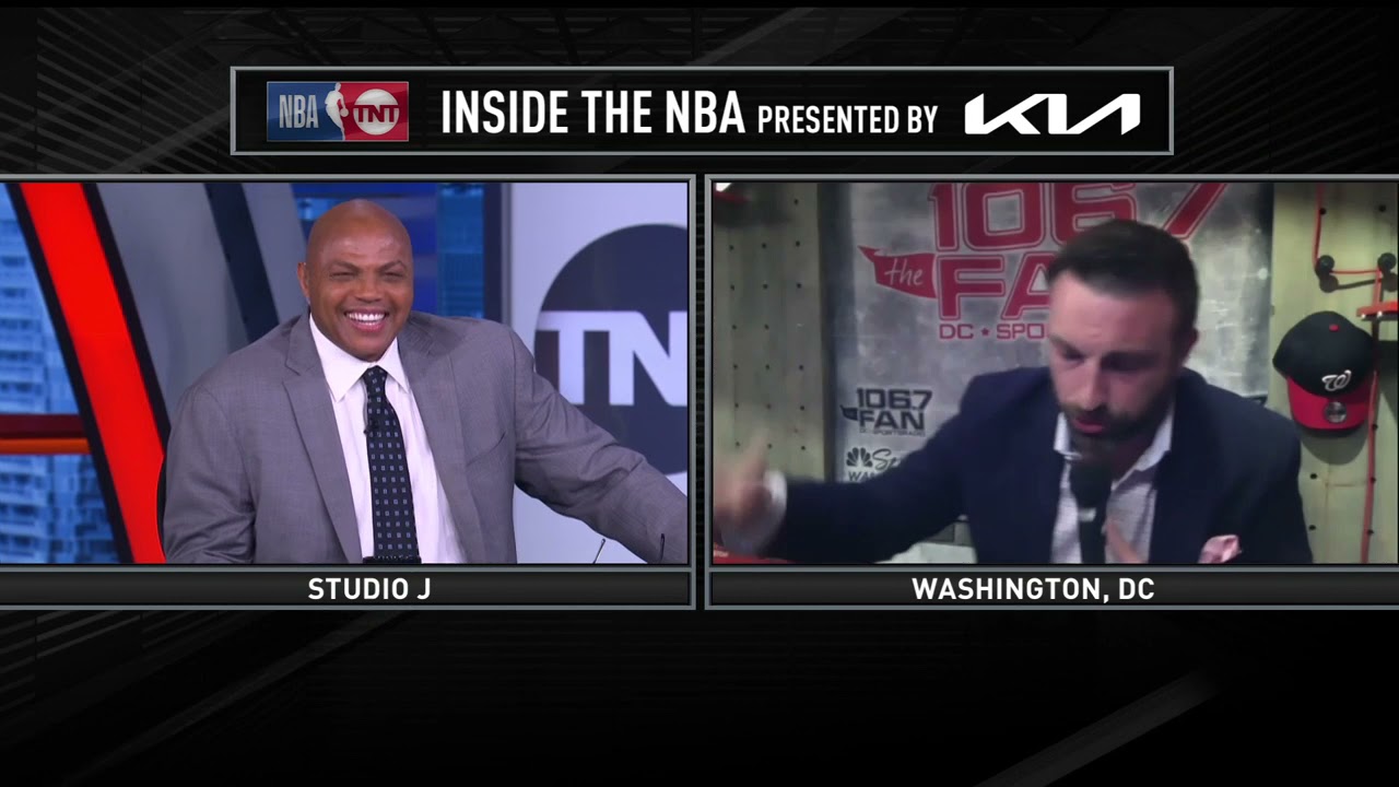 Danny Rouhier Joins Inside The NBA on TNT to Interview Charles Barkley as Charles Barkley