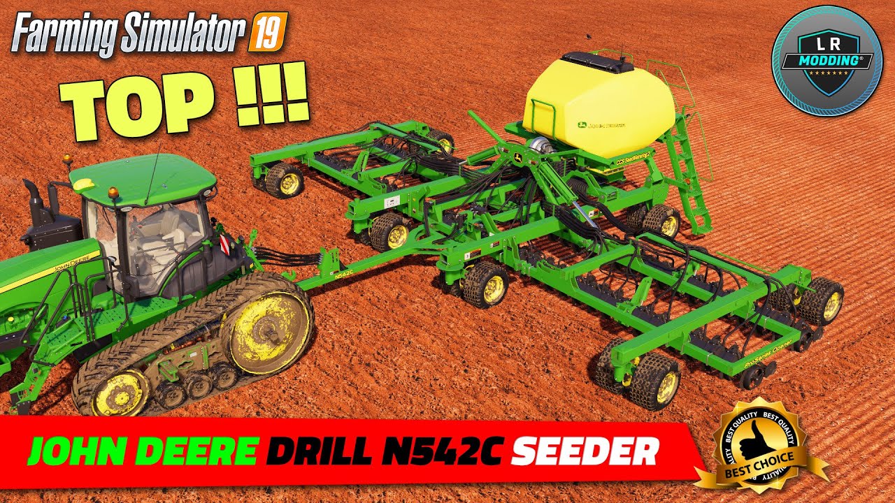 FS19 | [NEW] John Deere N542C Seeder v1.0 (by LR Modding) - review