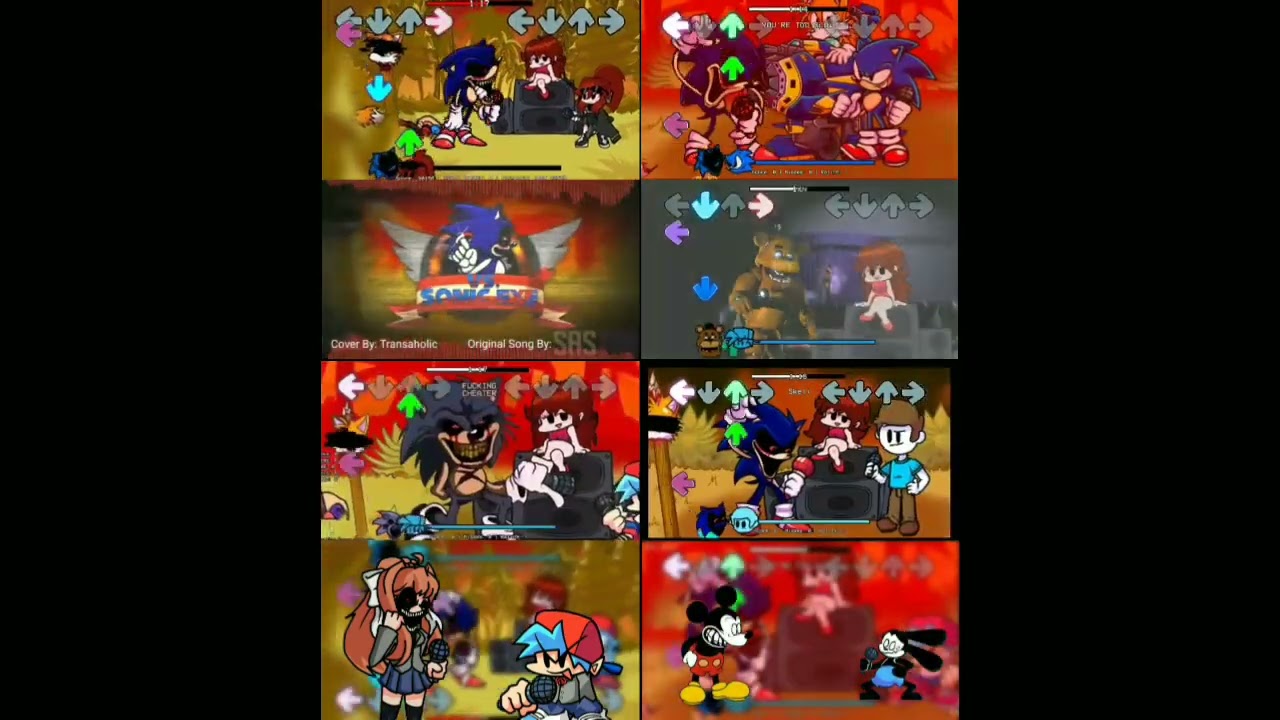 (FNF) Too slow encore but its A Mashup Of 8 Versions.