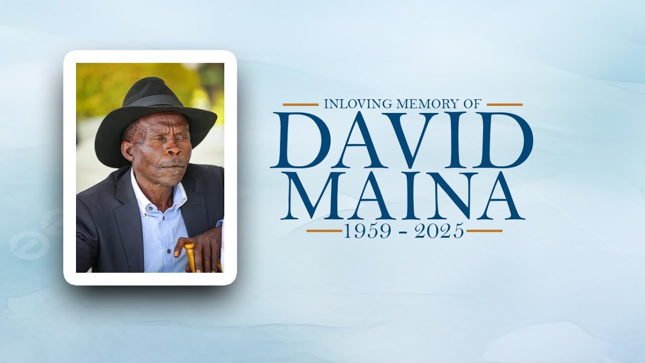 Celebration of a well lived David Maina