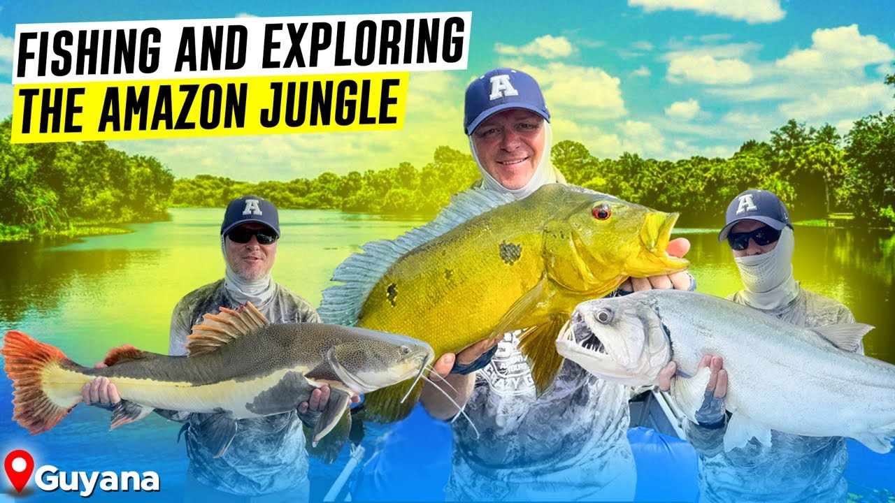 Multi-Species Fishing in Guyana’s Amazon Jungle – Peacock Bass, Arapaima, Catfish & More!