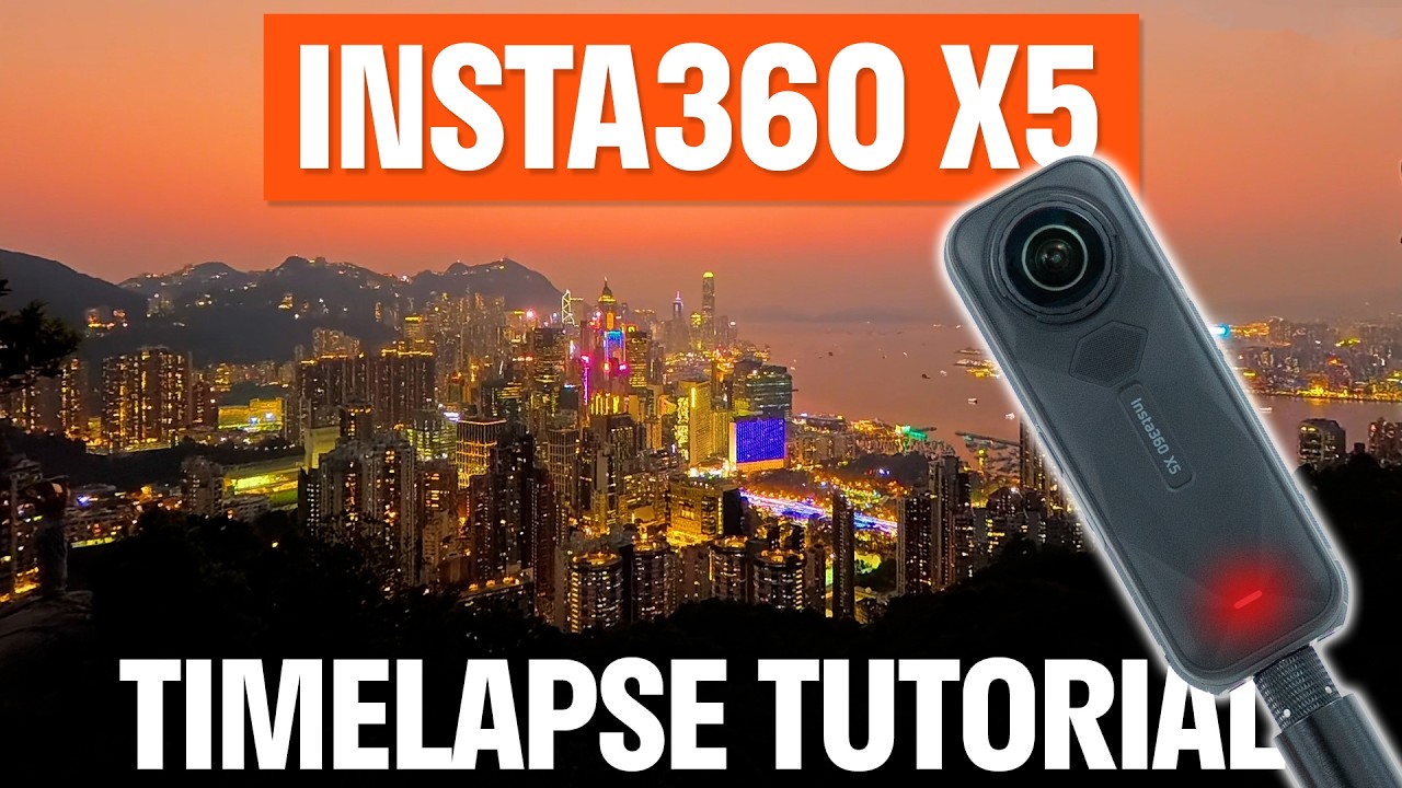 Insta360 X5 Timelapse Tutorial