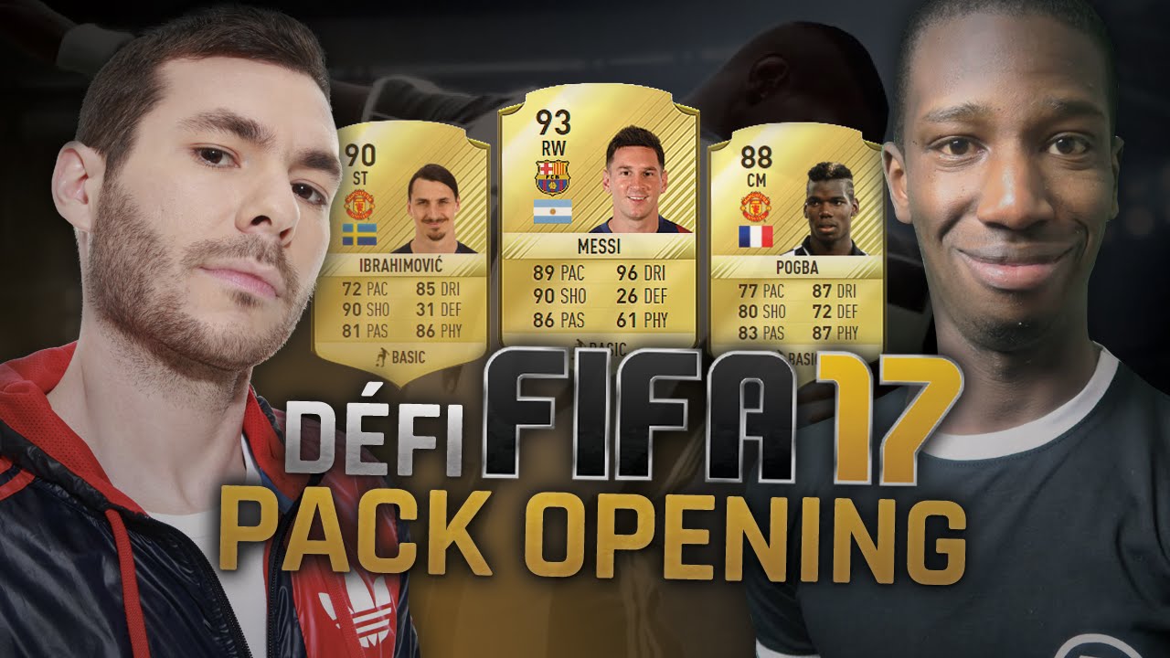 FIFA 17 - DÉFI PACK OPENING AVEC LE PROF !