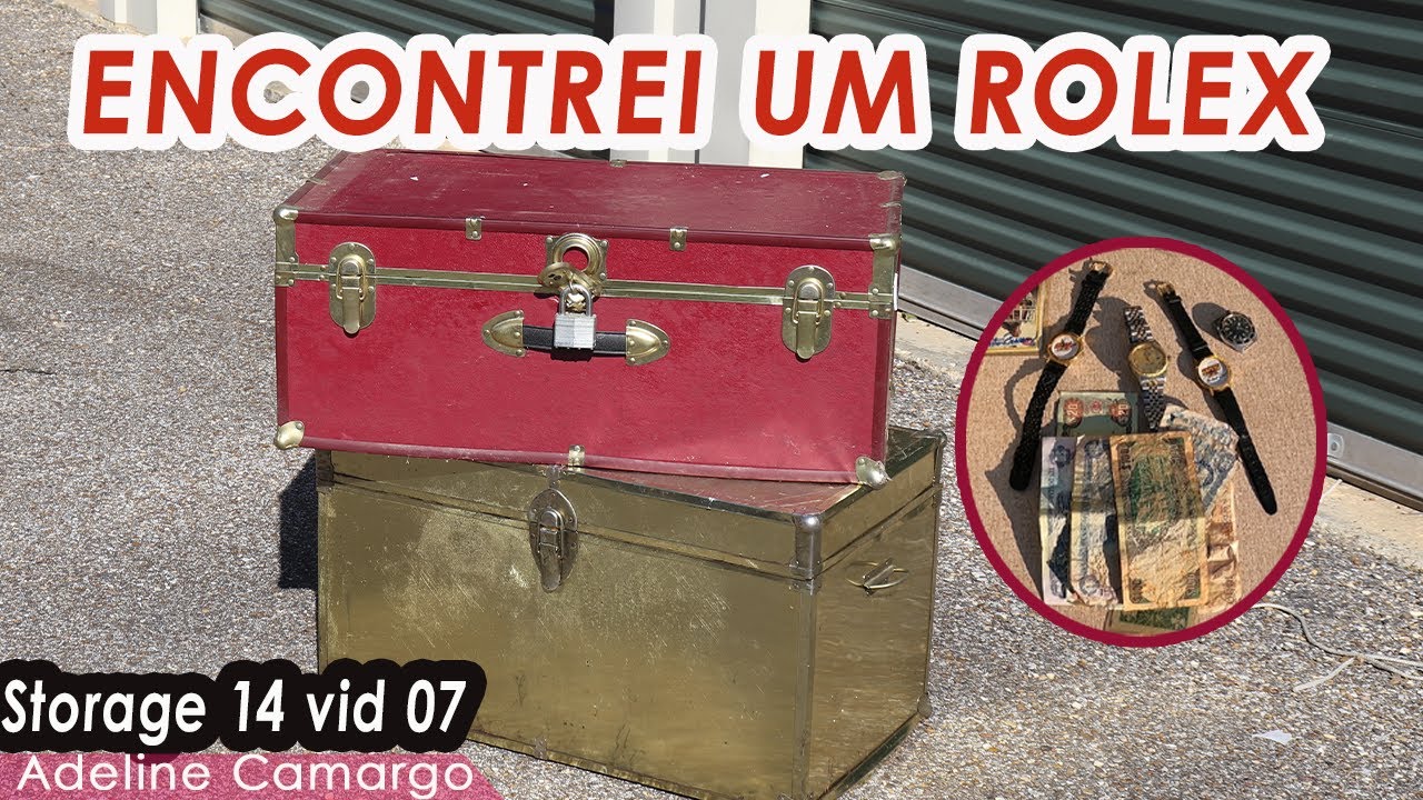 EP.38 Encontrei um relógio rolex nesse storage (14 vid 7) Adeline Camargo
