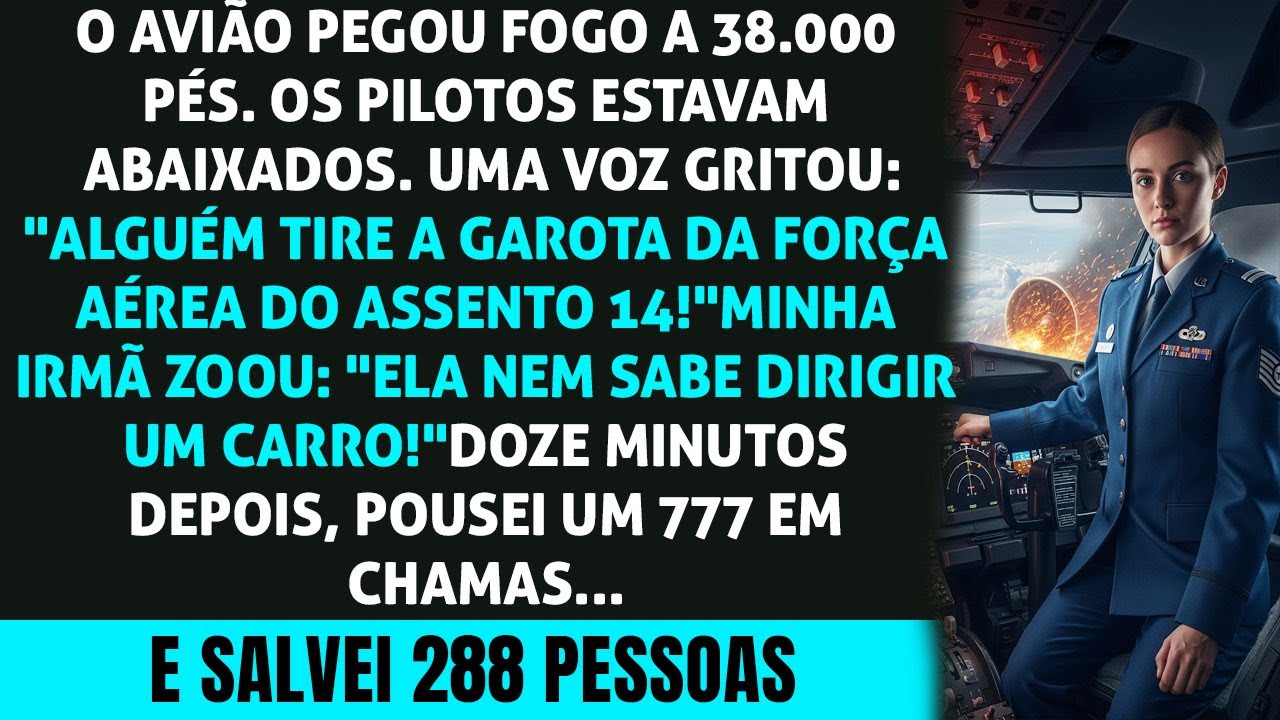 Minha irmã zombou de mim no avião — até eu pousar um 777 com defeito e salvar 288 vidas