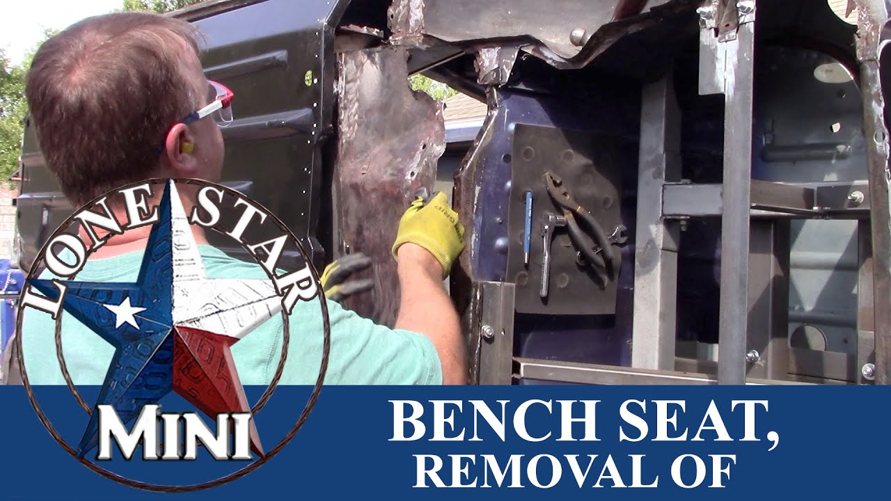 Classic Mini Bench Seat, Removal of