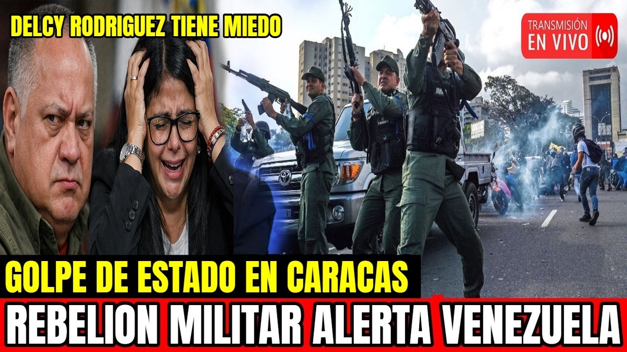 Delcy rodriguez denuncia 🔴GOLPE DE ESTADO EN MARCHA EN venezuela 🔴DIOSDADO CABELLO LLAMA A LA CALLE