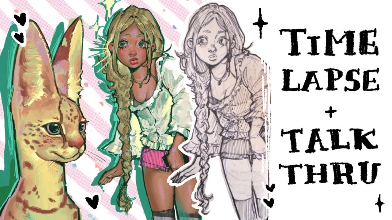 Как оживить свой эскиз (мини-урок по Procreate)