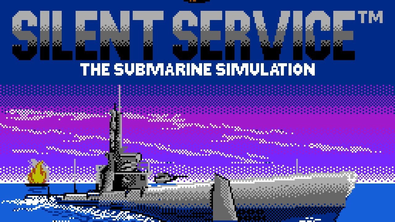 Silent Service (Ultra, 1989) - NES Gameplay