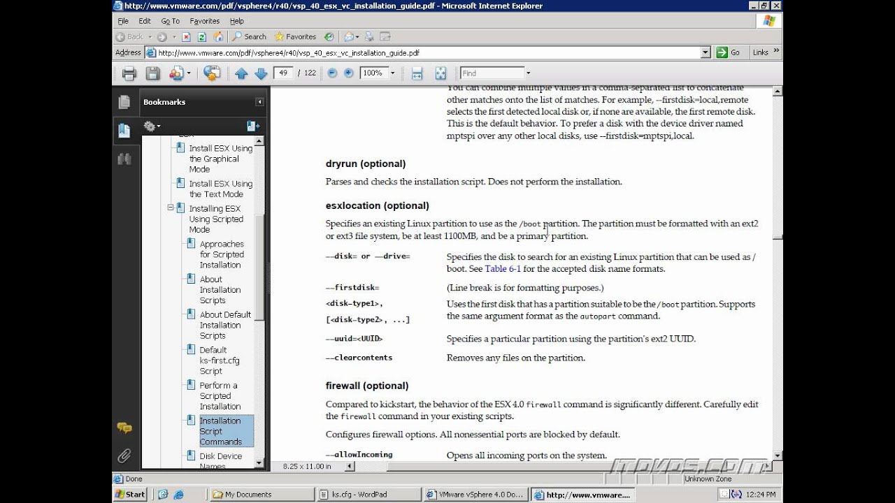 VMware vSphere CBT - More ks.cfg Parameters