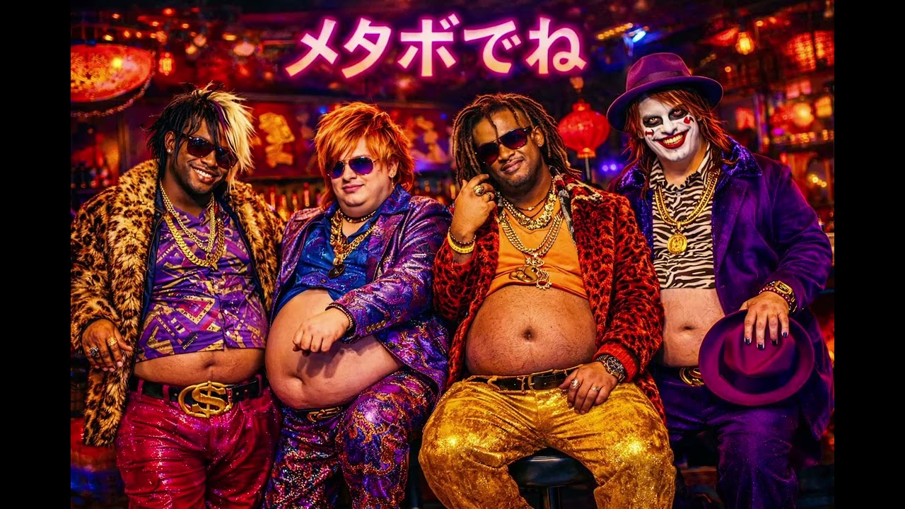 メタボでね(女々しくて) / ゴールデンボンバー – Luxurious High Energy Funk ver. Rhythm & Joy 替え歌