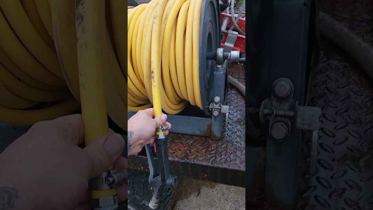 How to bypass hose reels for pressure washing and soft wash skids.