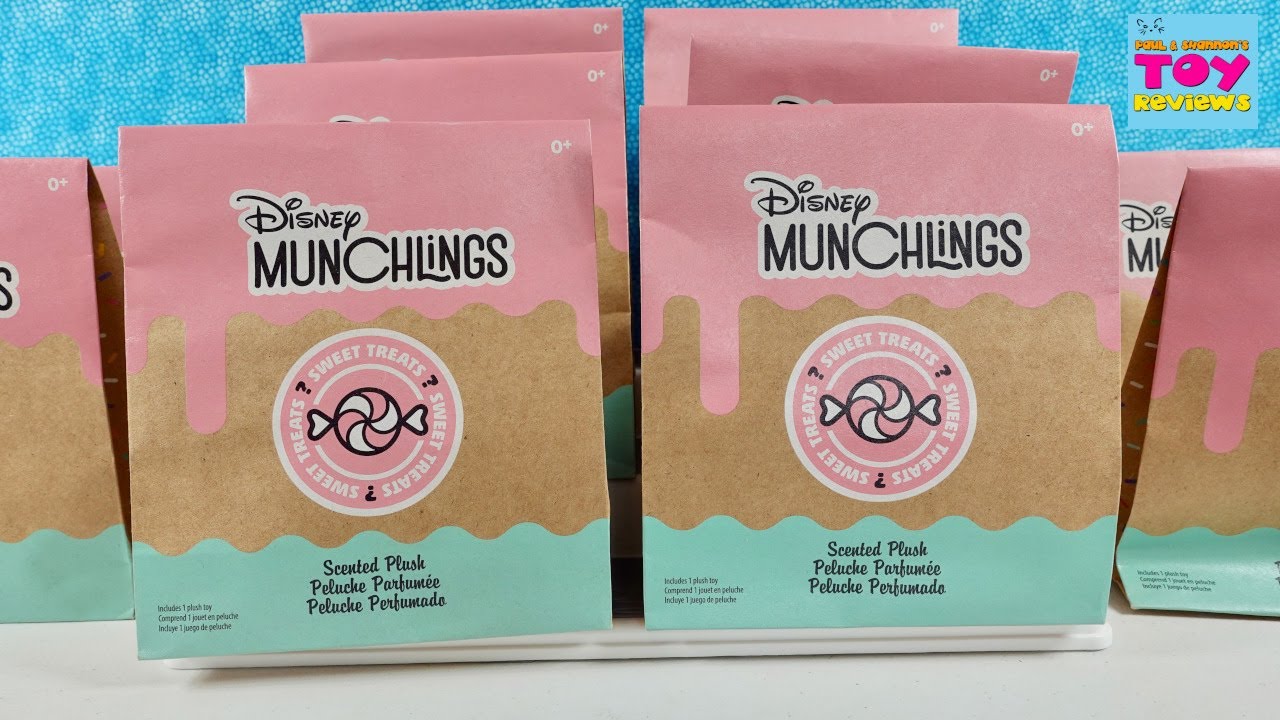 Disney Target Munchlings Sweet Treats Scented Plush Opening Review | PSToyReviews