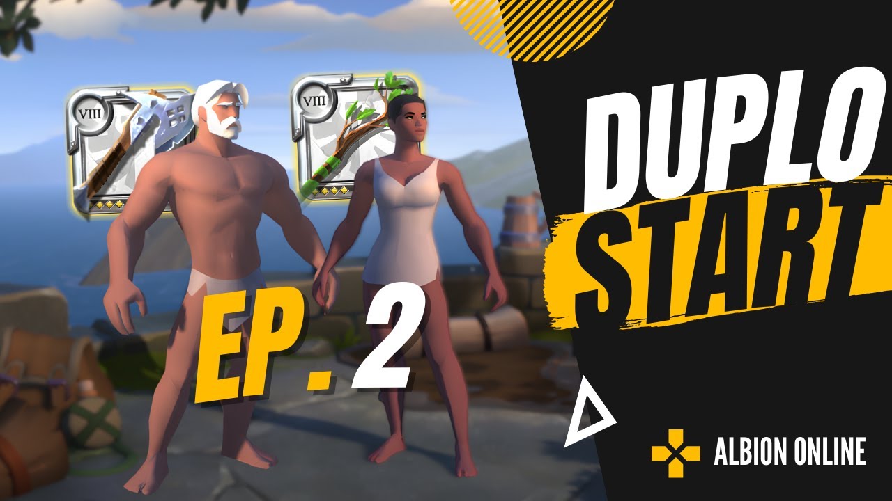 0 TO HERO EP 02: DOIS VETERANOS COM 9.000 HORAS CRIANDO CONTA NOVA | ALBION ONLINE