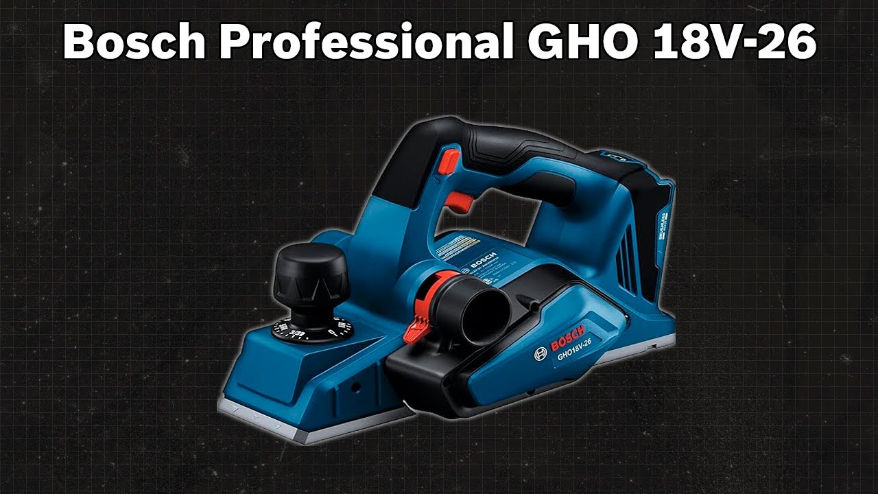 Akku-Hobel Bosch Professional GHO 18V-26 | TEST | Deutsch