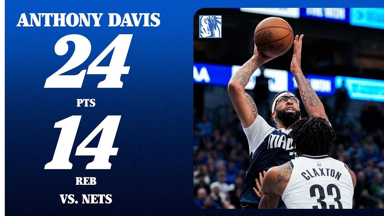Anthony Davis (24 PTS 14 REB) vs. Brooklyn Nets | December 12, 2025