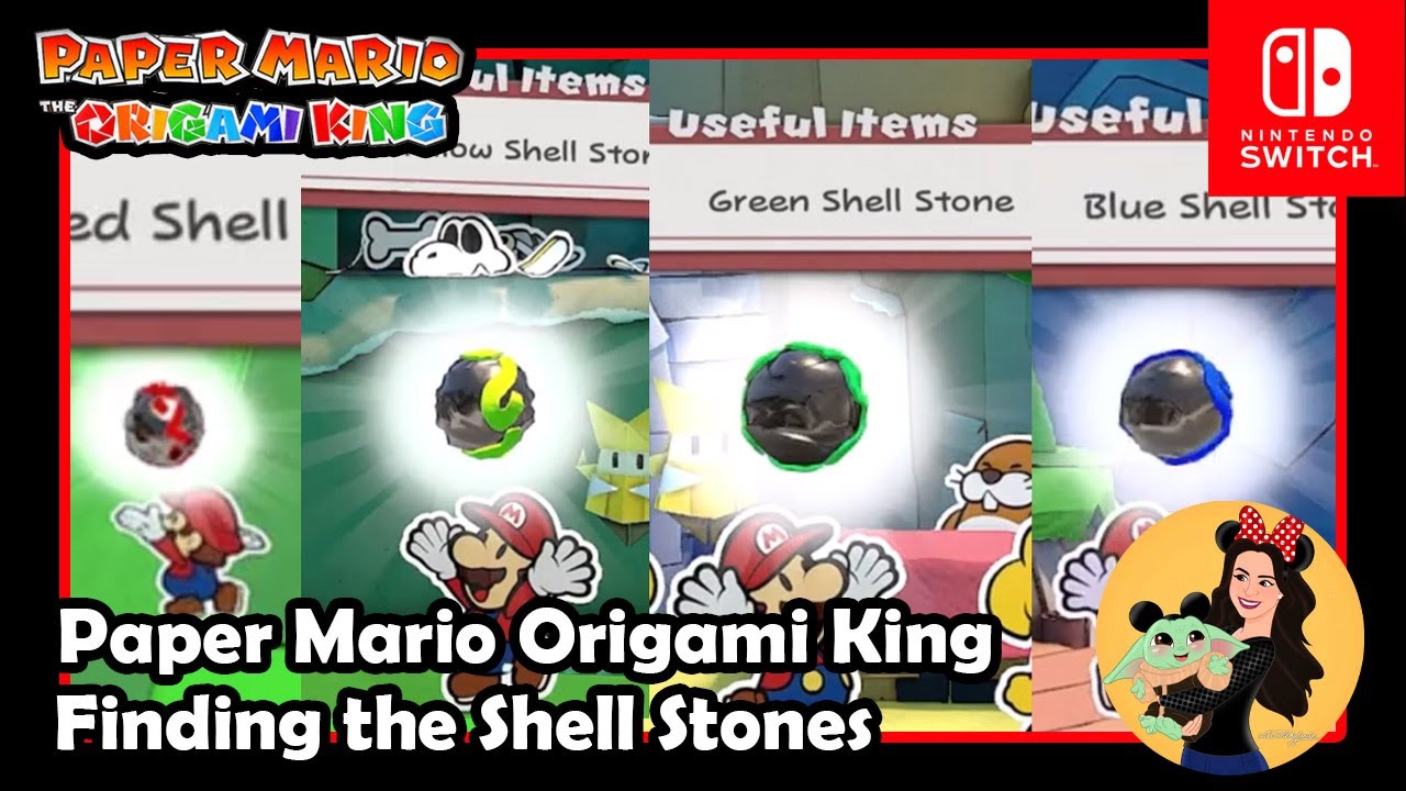 Find All the Shell Stones! - Paper Mario; The Origami King - (Nintendo Switch)