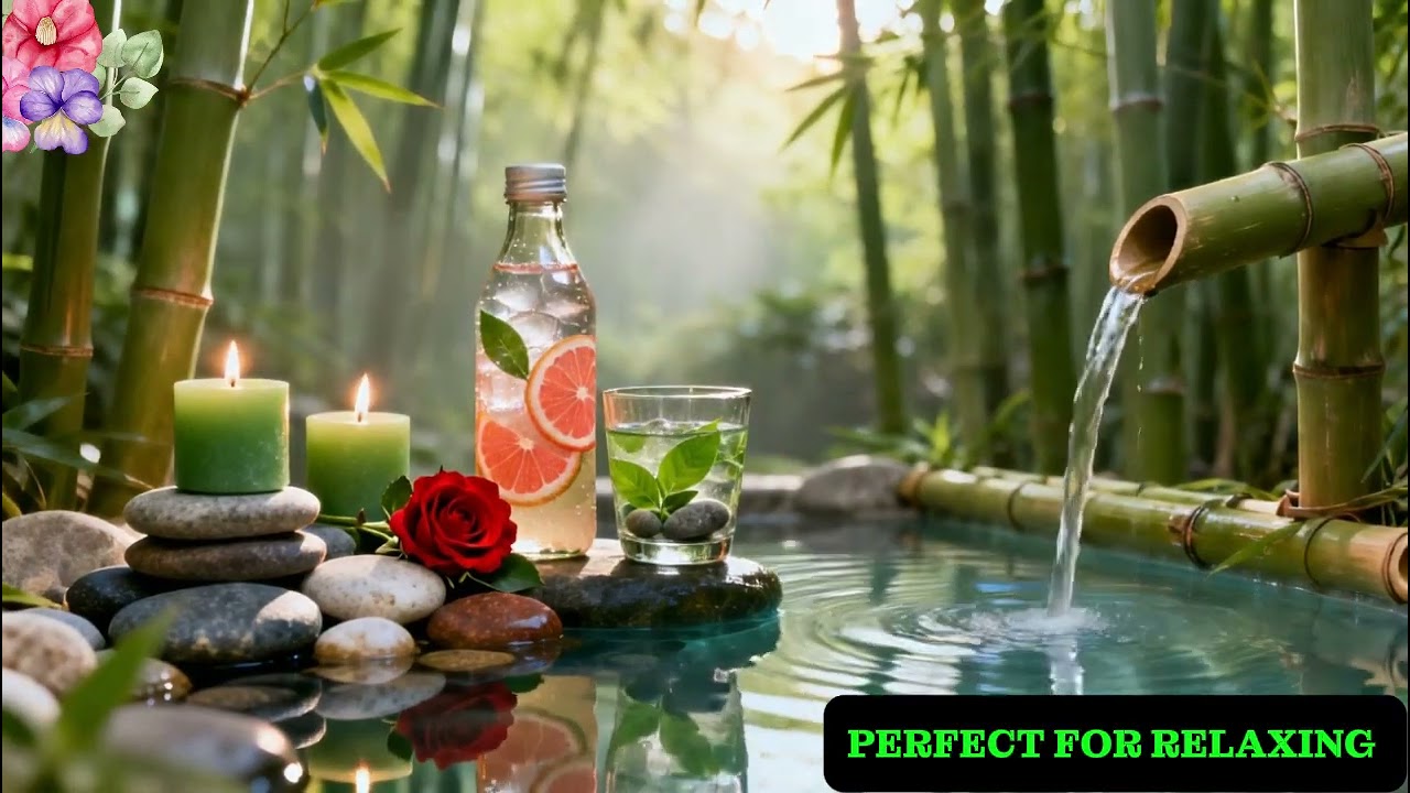 ASMR Relaxation with Soothing Water and Bird Sounds 🌿Relieves Stress, Anxiety, Depression, the Heart