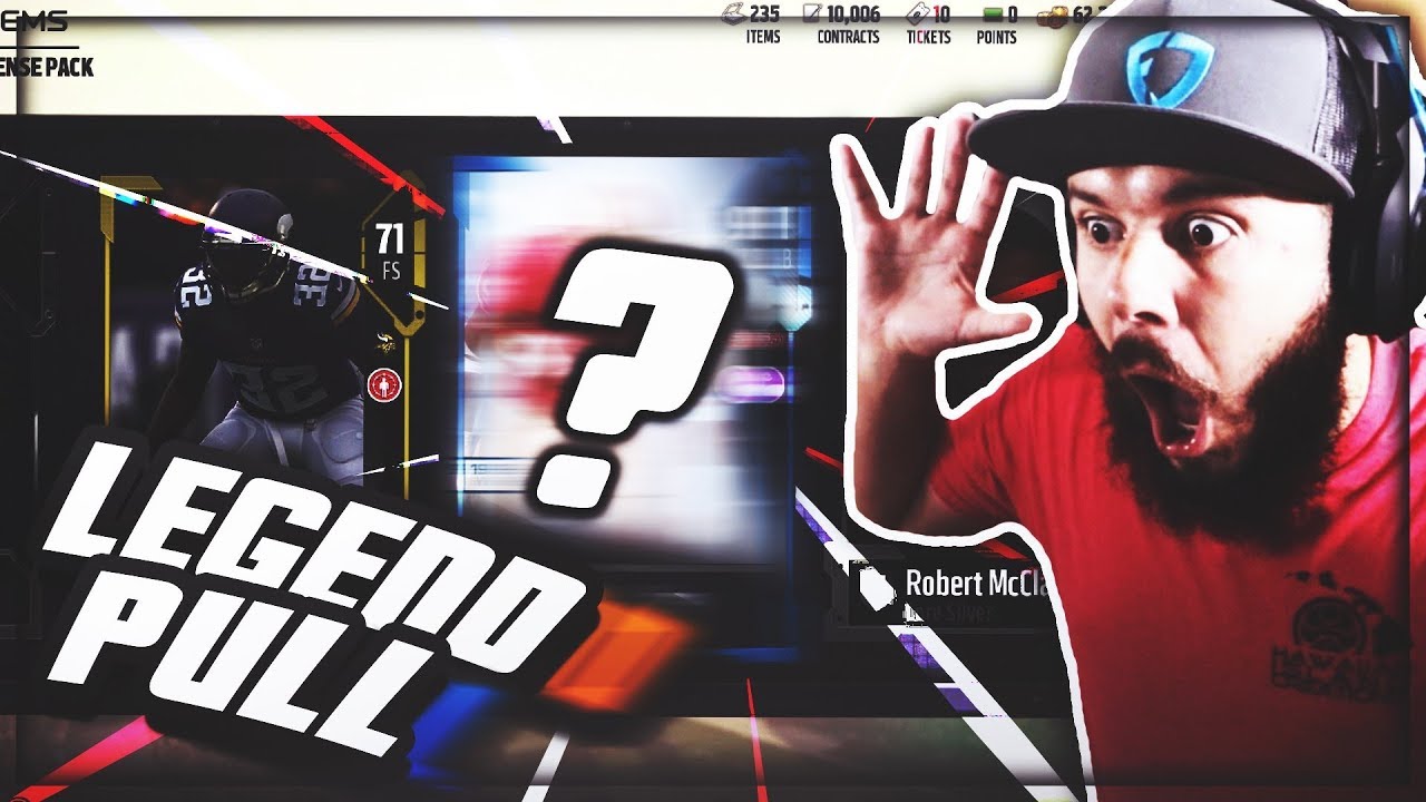 EPIC REACTION!! 91 OVERALL LEGEND PULL MADDEN 18 | MADDEN 18 ULTIMATE TEAM PACK OPENING