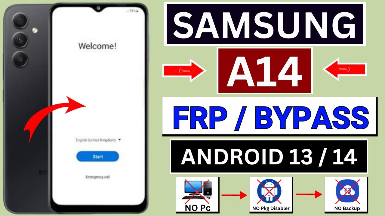 Samsung Galaxy A14 FRP Bypass | WIthout Pc Google Account Bypass | Samsung (A146B) | Frp Unlock