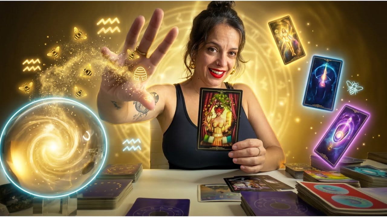 🐝 AQUÁRIO ♒️ previsões do Tarot que você precisa ouvir agora 🌬✨ | Pollination Tarot