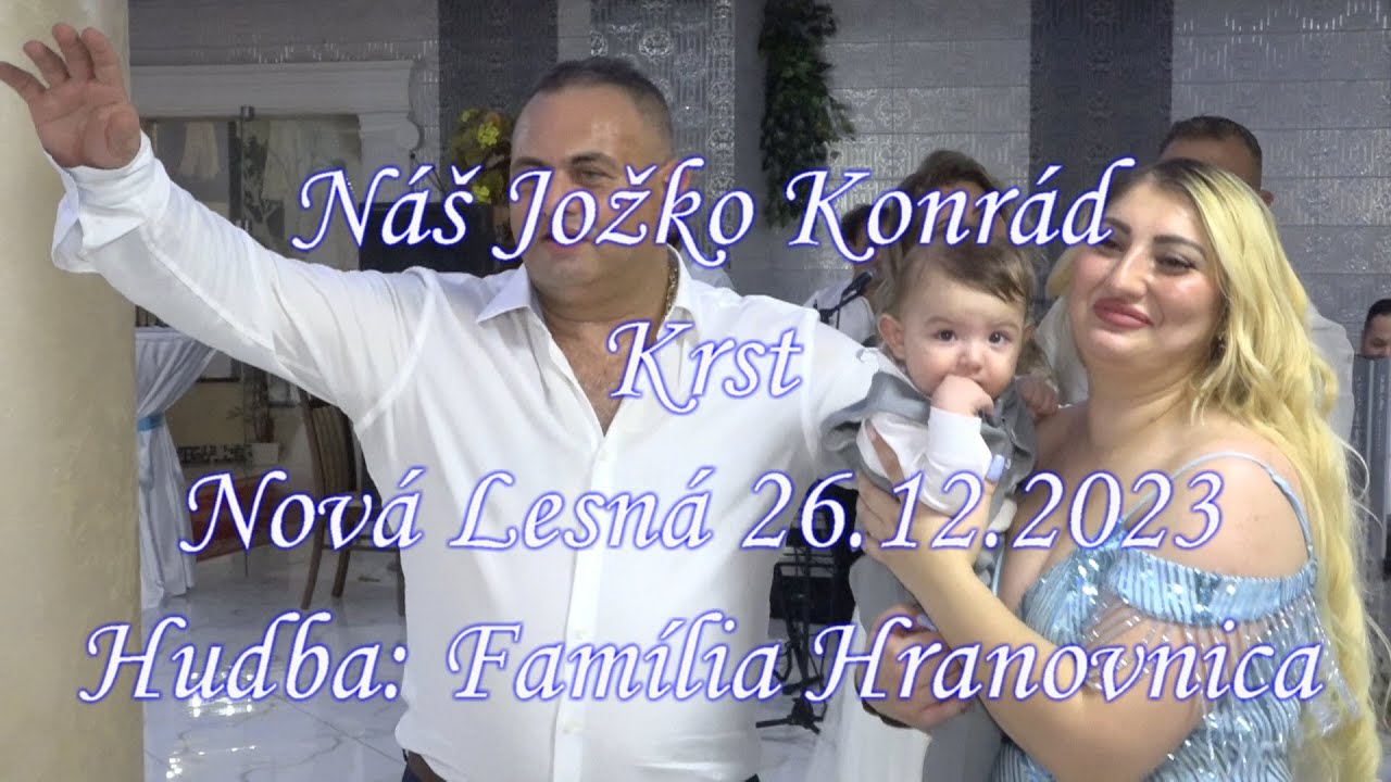 Náš Jožko Konrád-krst,Nová Lesná 26.12.2023-2 zábava