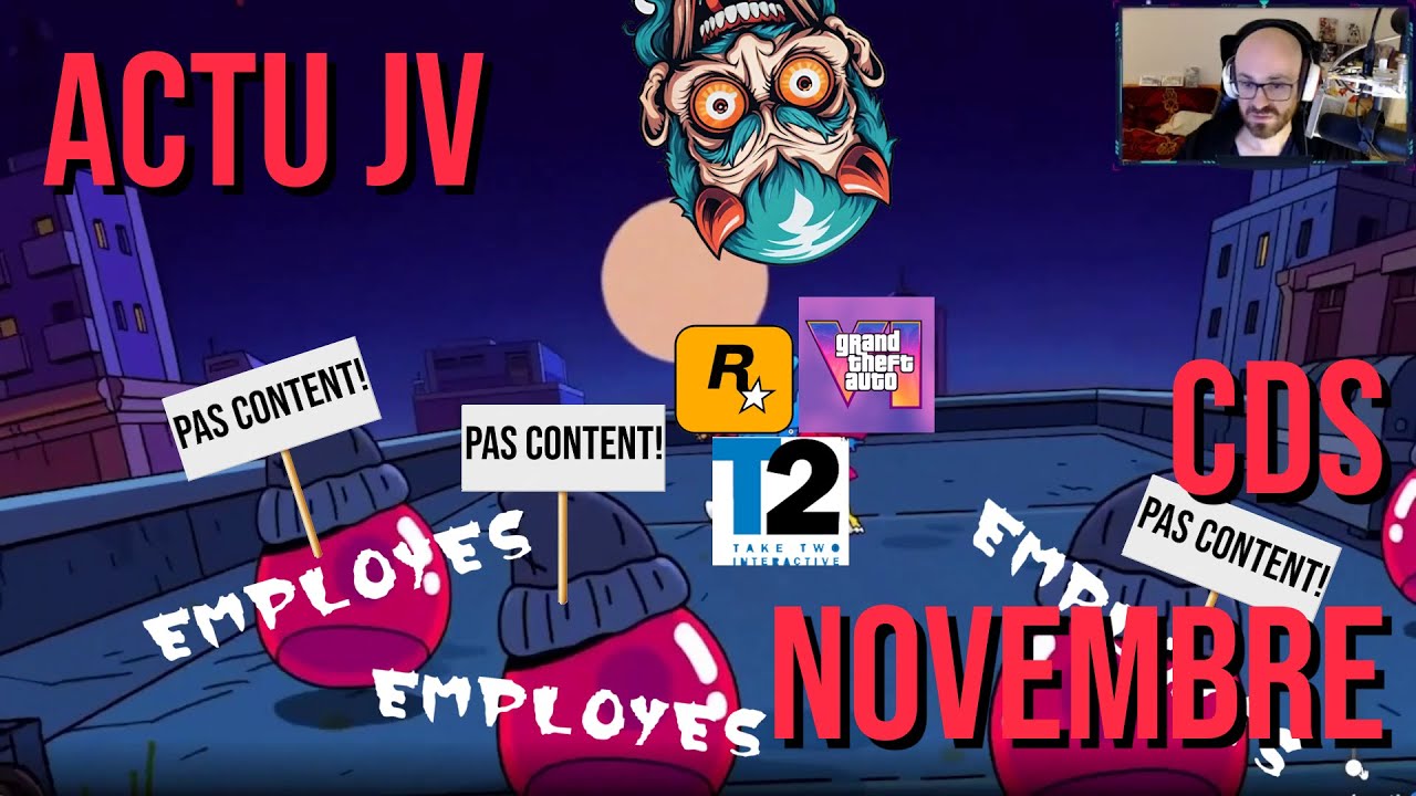 GTA 6 : crise chez Take Two - Nintendo stagne - les studios japonais vs IA - CDS Novembre 2025