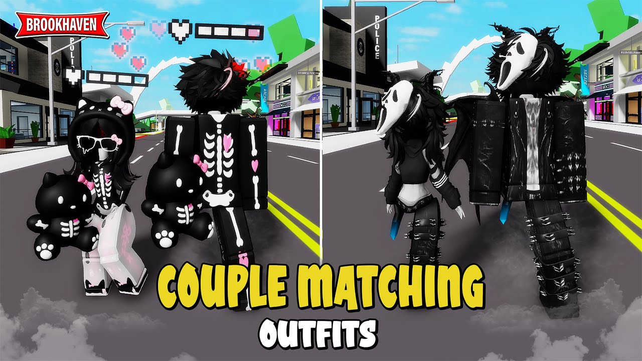 OUTFIT MATCHING EMO For Halloween (Code, Body & More) In Brookhaven - Roblox